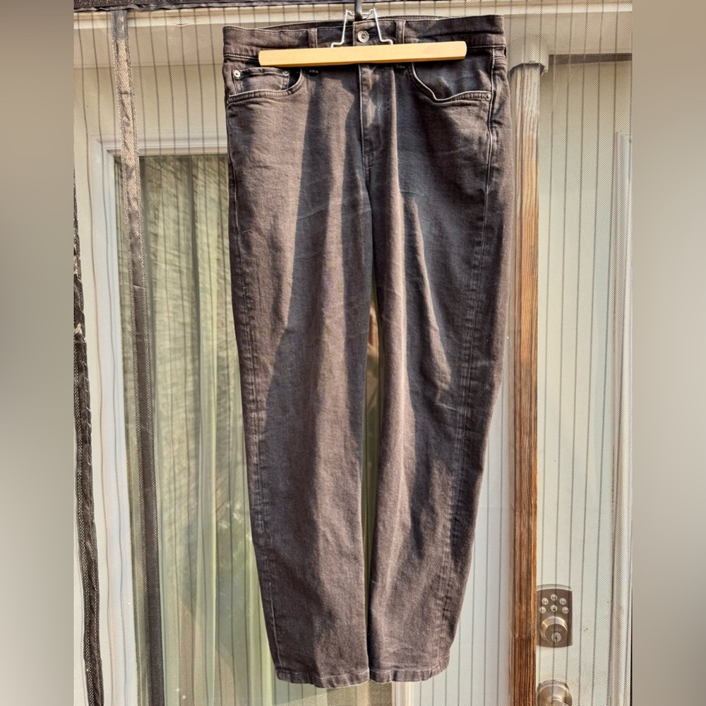 rag & bone Men's Slim Jeans in Dark Gray
